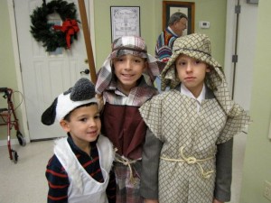 shepherds and sheep